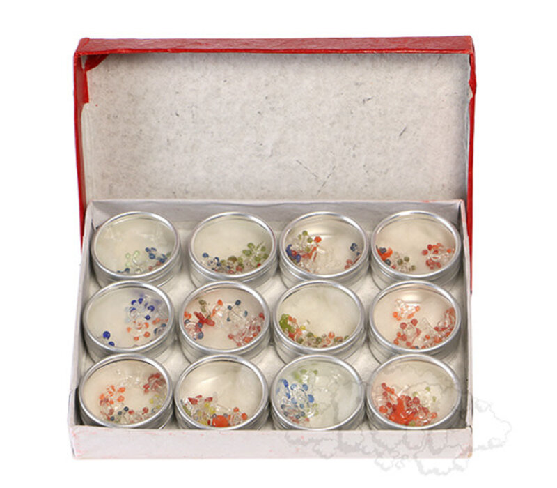 Glass Screens (Multicolour) 12/Pack - 12 Packs/Box
