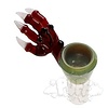 Jam Bear Glass Jam Bear Monster Hand Bowl 19mm w/ Built-in three hole screen