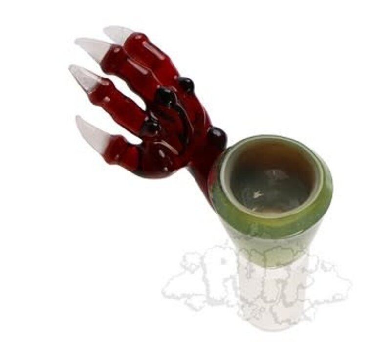 Jam Bear Monster Hand Bowl 19mm w/ Built-in three hole screen