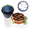 Jam Bear Glass Jam Bear Donut Bowl 19mm w/ Built-in three hole screen