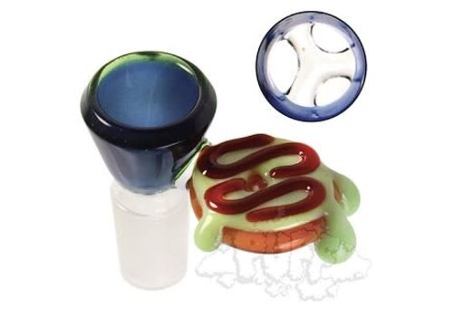 Jam Bear Glass Jam Bear Donut Bowl 19mm w/ Built-in three hole screen