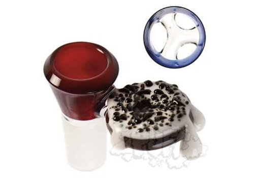 Jam Bear Glass Jam Bear Donut Bowl 19mm w/ Built-in three hole screen