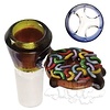 Jam Bear Glass Jam Bear Donut Bowl 19mm w/ Built-in three hole screen