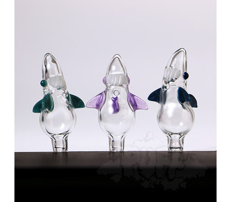 Kahuna Glass Shark Bubble Cap