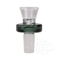 Hydros Thick Single Wall 14mm Bong Bowl - Smoke