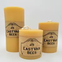 Eastvan Bees 4" Pillar Candle