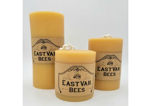 Eastvan Bees Eastvan Bees 4" Pillar Candle