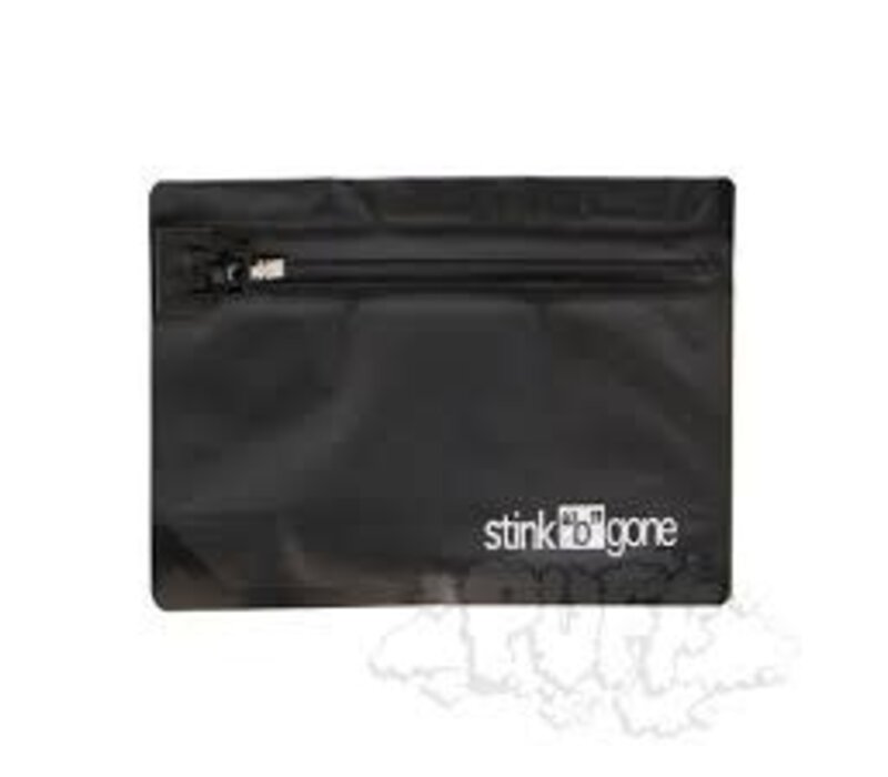 Stink "B" Gone 6" x 8" Lock Bag 10 Pack Black