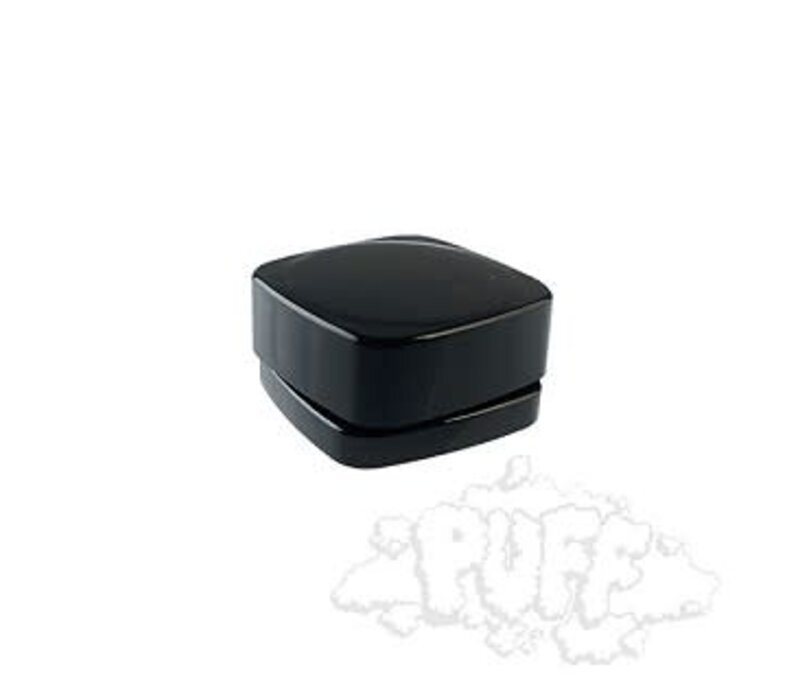 9ml Child Resistant Glass Jar - Square Matte Black