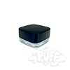 9ml Child Resistant Glass Jar - Square Clear