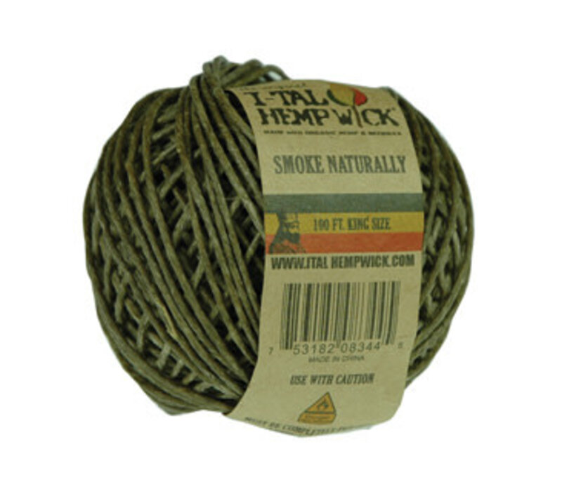 iTal Hemp Wick 100' Spool