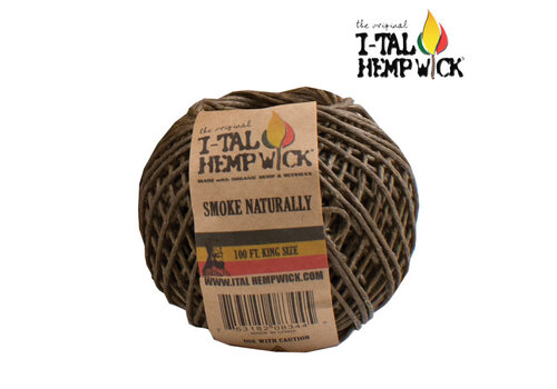 I-Tal iTal Hemp Wick 100' Spool