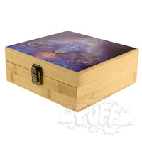 Puff Spectral Crossing Large Bamboo Box With Grinder & Jar
