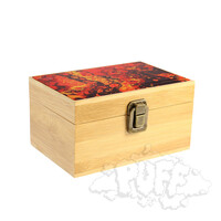 Puff Ember Medium Bamboo Box With Grinder & Jar