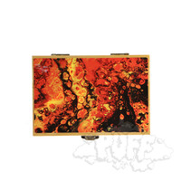 Puff Ember Medium Bamboo Box With Grinder & Jar