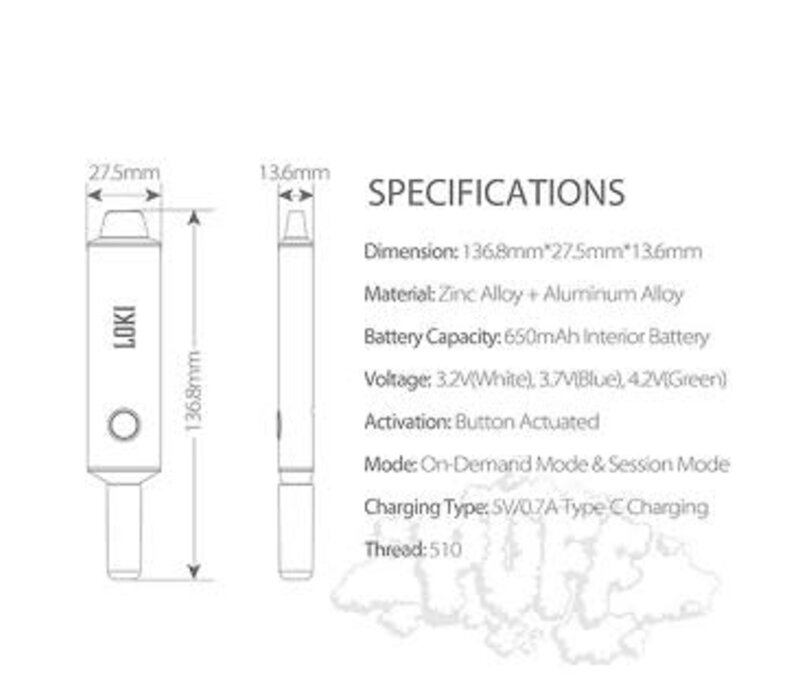 Yocan Loki Vaporizer For Concentrates