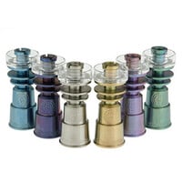 Highly Educated 14/18mm  Anodized Titanium/Quartz Hybrid Nail