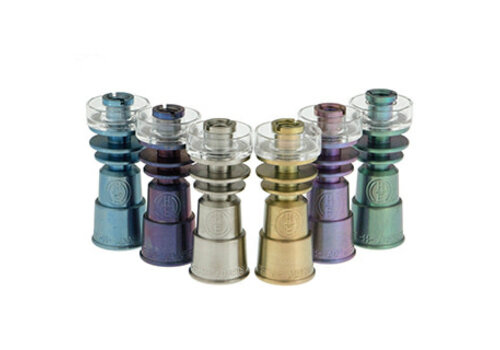 Highly Educated Highly Educated 14/18mm  Anodized Titanium/QuartzHybrid Nail