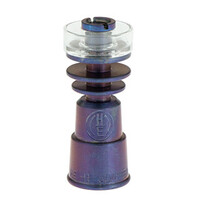 Highly Educated 14/18mm  Anodized Titanium/Quartz Hybrid Nail