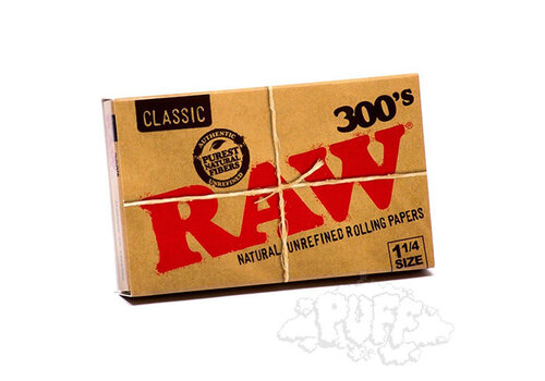Raw Raw Classic 1 ¼  300 Sheets, Single Pack