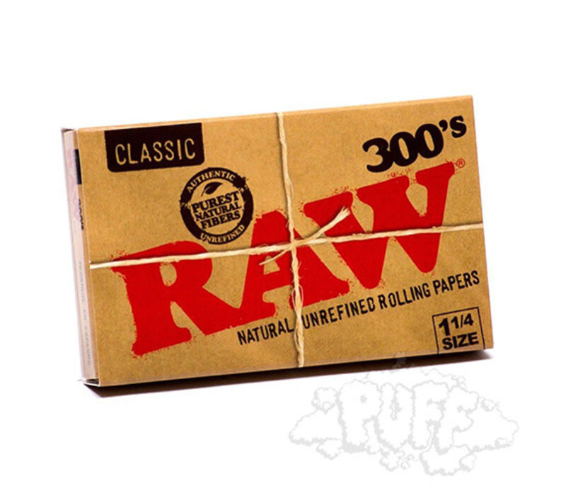 Raw Classic 1 ¼  300 Sheets, Single Pack