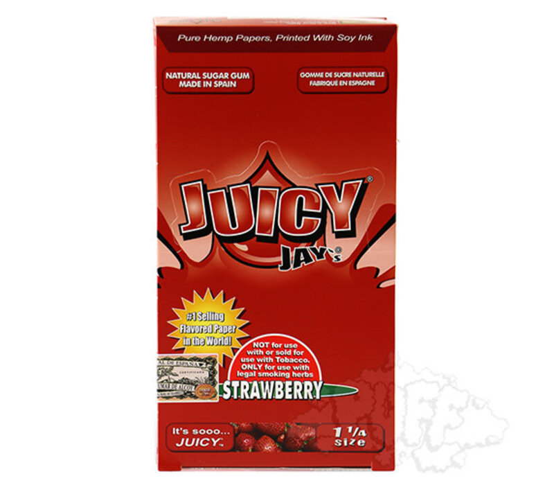 Juicy Jay's Strawberry 1¼ - 24 Packs/Box