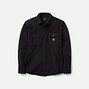 Brixton Brixton Bowery L/S Arctic Stretch Fleece - Black