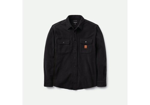 Brixton Brixton Bowery L/S Arctic Stretch Fleece - Black