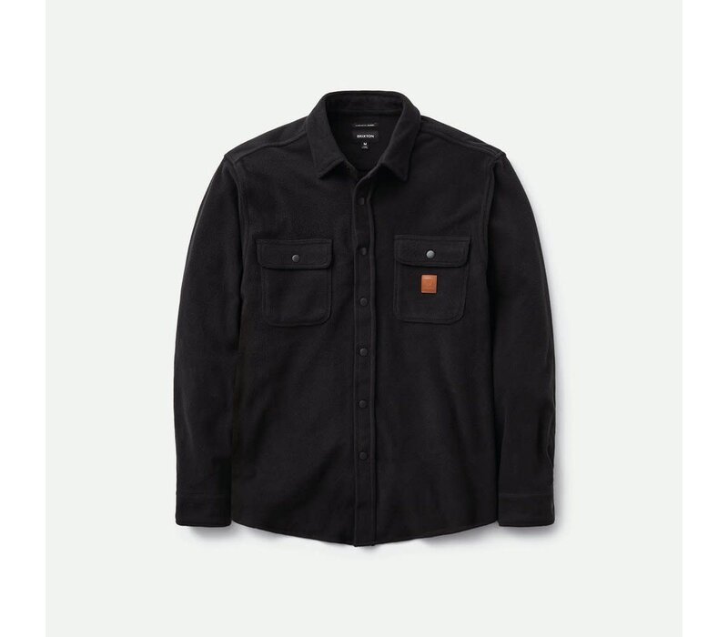 Brixton Bowery L/S Arctic Stretch Fleece - Black