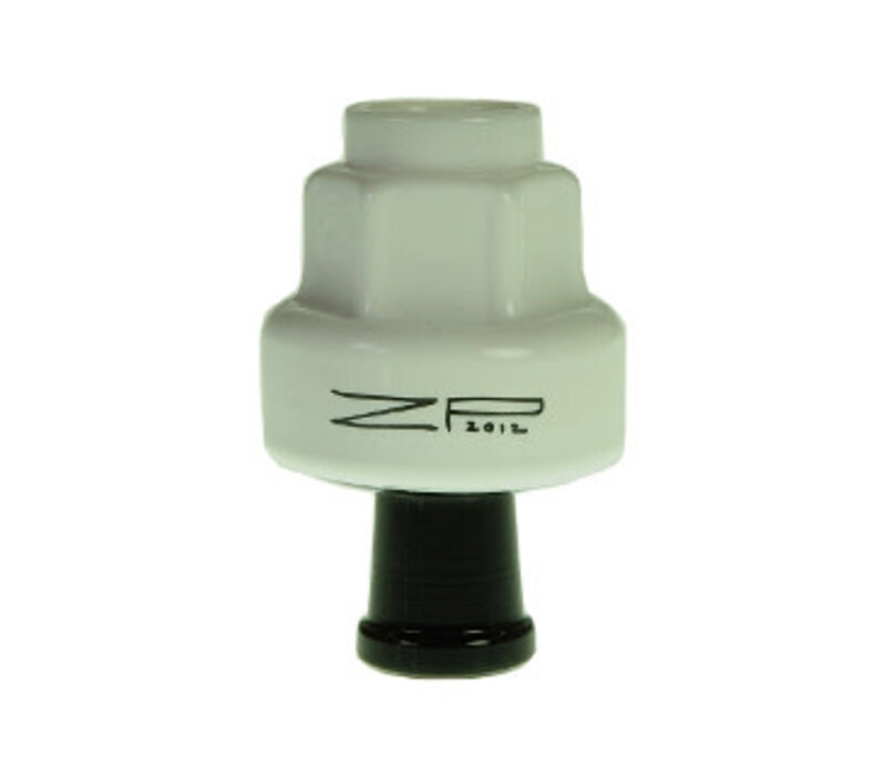 Zach P 14mm White Nut Dome W/Black Ground Joint