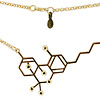Koko & Kai Faux Gold THC Molecule Necklace