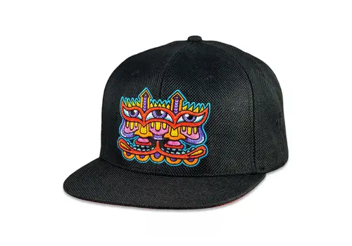 Grassroots Grassrots Chris Dyer Harmoneyes Red BLK Snapback Hat