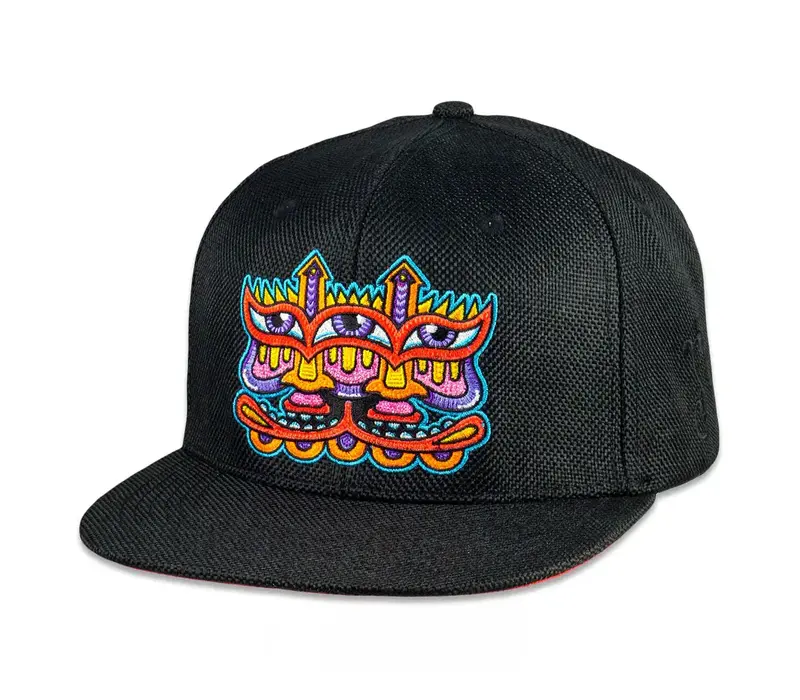 Grassrots Chris Dyer Harmoneyes Red BLK Snapback Hat