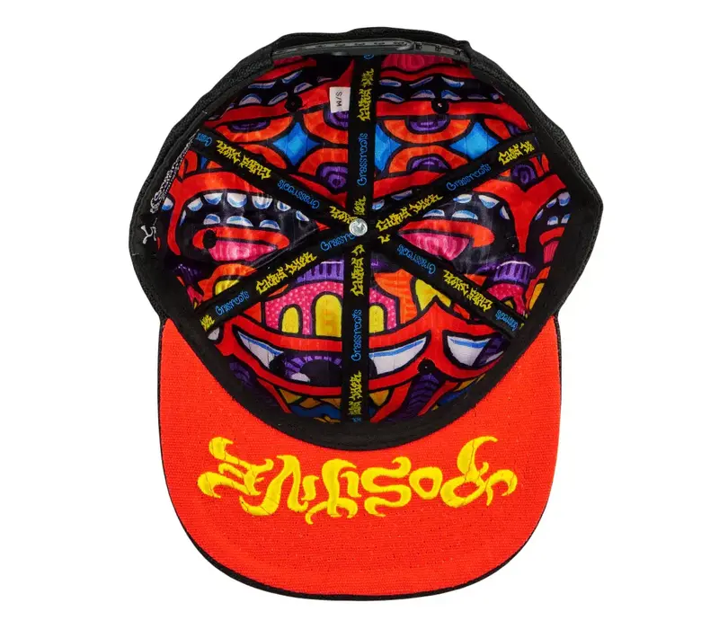 Grassrots Chris Dyer Harmoneyes Red BLK Snapback Hat