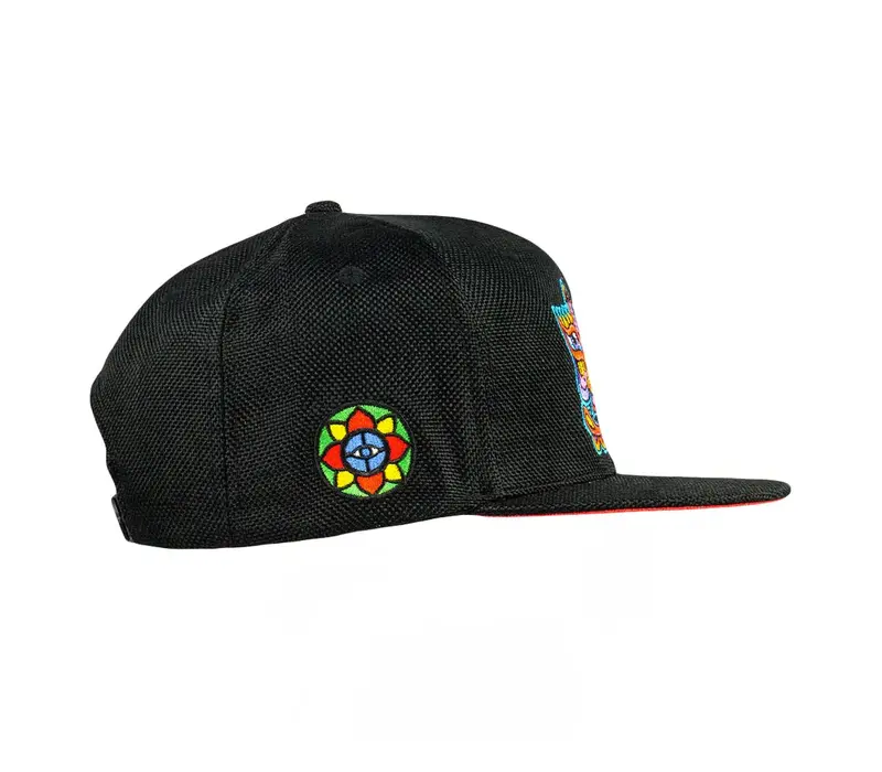 Grassrots Chris Dyer Harmoneyes Red BLK Snapback Hat