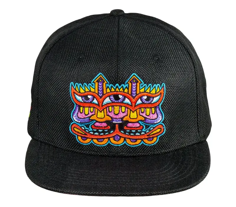 Grassrots Chris Dyer Harmoneyes Red BLK Snapback Hat