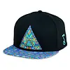 Grassroots Grassroots Chris Dyer DMT Triangles Black Snapback Hat (S/M)