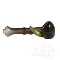 IL Glass Double Layer UV-Reactive Spoon Pipe