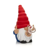 LIT Gnome 6" Water Pipe "NO FUX"