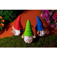 LIT Gnome 6" Water Pipe "NO FUX"