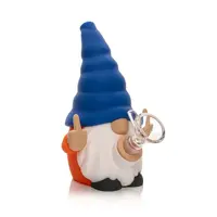 LIT Gnome 6" Water Pipe "NO FUX"