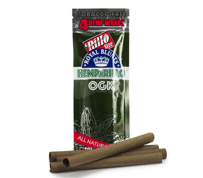 Hemparillo Tobacco-Free Hemp Wraps – OGK (4/Pack 15 Packs/Box)