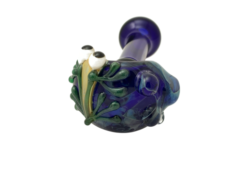 Terry Sawatzky Glass Frog Pipe
