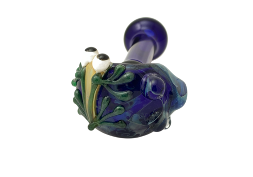 Terry Sawatzky Glass Sawatzky Frog Pipe