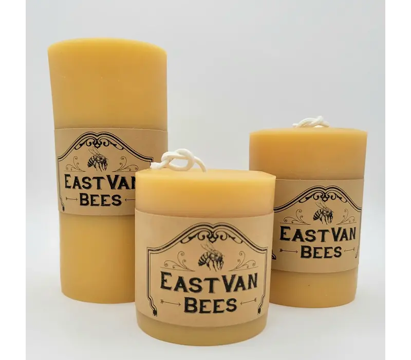 Eastvan Bees 4" Pillar Candle