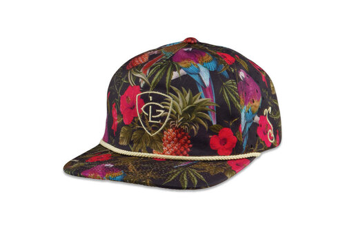 Grassroots Grassroots Greg Lutzka Ganja Bahama Taffy Zipperback Snapback Hat