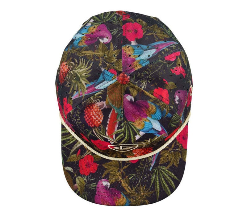 Grassroots Greg Lutzka Ganja Bahama Taffy Zipperback Snapback Hat