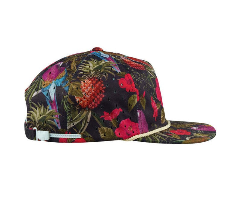 Grassroots Greg Lutzka Ganja Bahama Taffy Zipperback Snapback Hat