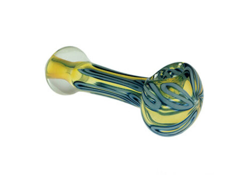 Fumed Inside Out Pipe W/Cane