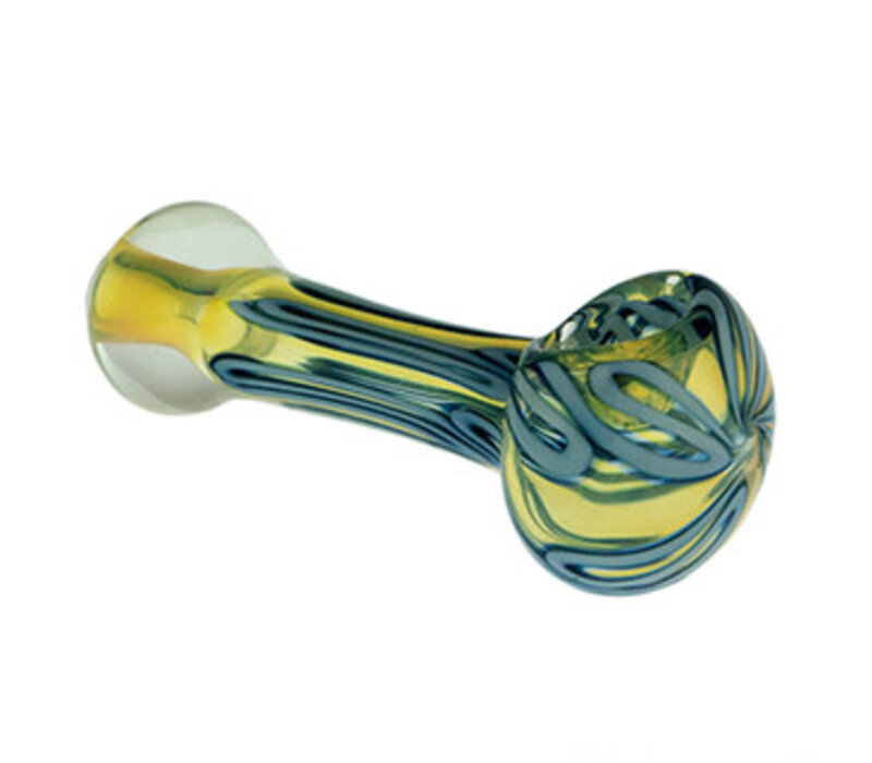 Fumed Inside Out Pipe W/Cane